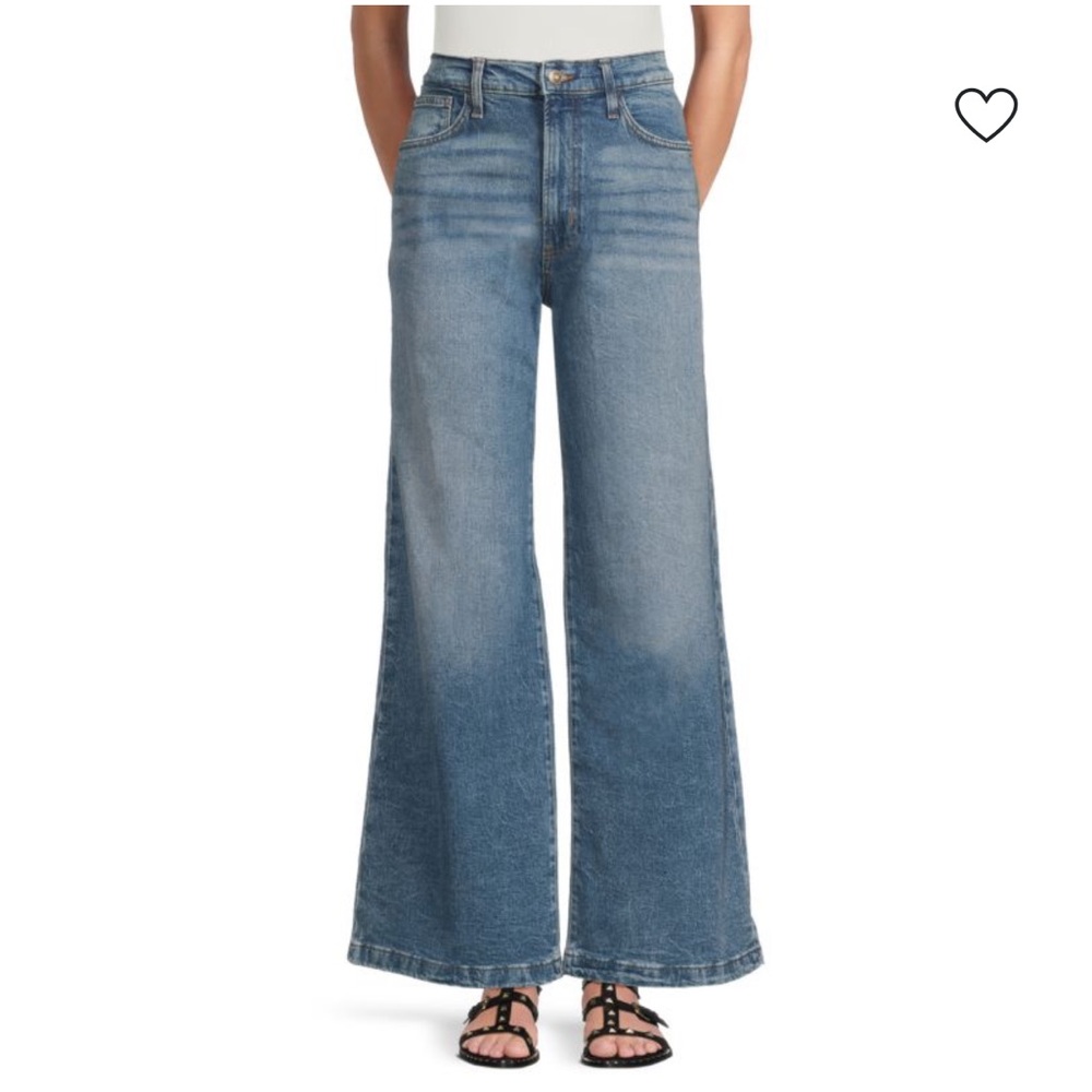 Hudson Jolene Wide-Leg Jeans 30